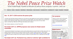 Desktop Screenshot of nobelwill.org